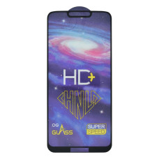 Защитное стекло в тех упаковке для Motorola XT1955 Moto G7 Power (Full Glue) (0.3 мм, 2.5D) (Black)