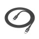 Кабель Hoco U117 Type-C – Lightning PD (1.2 м · 20W · 2.4A) (Black)