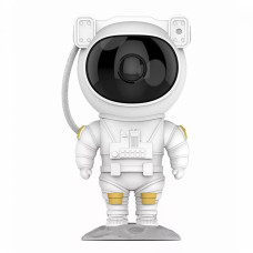 Лазерный ночник-проектор звездного неба Astronaut (White)