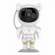 Лазерный ночник-проектор звездного неба Astronaut (White)
