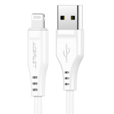 Кабель Acefast C3-02 USB-A – Lightning (1.2 м · 12W · 2.4A) (White)