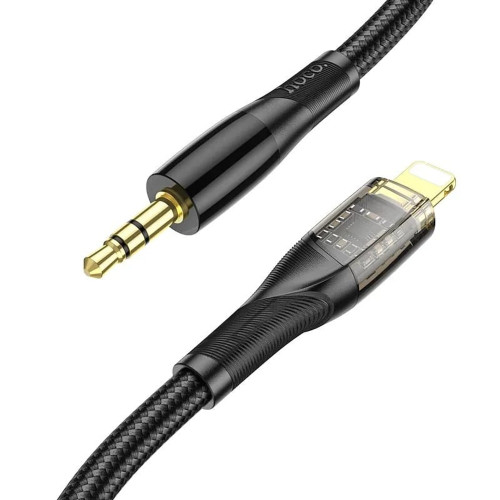Аудиокабель AUX Hoco UPA25 Lightning – 3.5 мм (1 м) (Black)