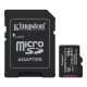 Карта пам'яті Kingston MicroSDXC Canvas Select Plus Gen3 100R A1 64Gb (sd adapter)