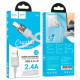 Кабель Hoco U129 USB-A – Lightning (1.2 м · 12W · 2.4A) (Gray)