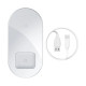 Беспроводное зарядное устройство Baseus Simple 2в1 (18W) (White)