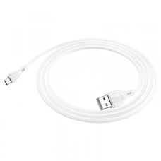 Кабель Hoco X61 USB-A – Micro-USB (1 м · 12W · 2.4A) (White)