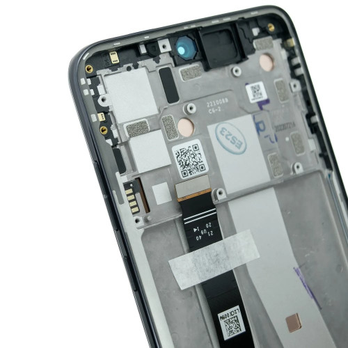 Дисплей для Motorola XT2245 Moto Edge 30 Neo з тачскріном в рамці (Black) (Original)