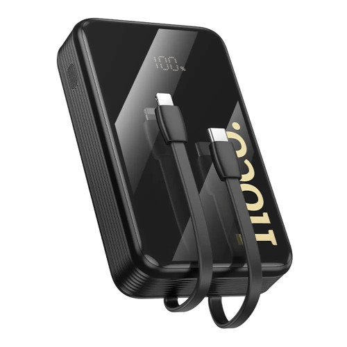 Повербанк Hoco Q37A 22.5W+PD20W з кабелем C та L (20000 mAh) (Black)