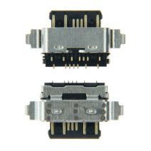 Разъем зарядки для Nokia 6.1 Plus 14 pin (4 креплений) (контакты посередине) (Type-C) (Original PRC)
