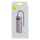 USB-хаб Baseus Metal Gleam Series 5в1 Type-C (Gray)