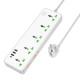 Сетевой фильтр Hoco AC13A на 5 розеток (17W · 4xUSB-A · 1.5 м) (White)
