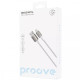 Кабель Proove Dense Metal USB-A – Lightning (2 м · 12W · 2.4A) (Black)