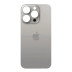 Задня кришка для iPhone 15 Pro (Grey) (Більший отвір)