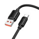 Кабель Hoco X115 Surpass USB-A – Type-C (1 м · 100W · 5A) (Black)