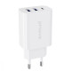 Сетевое зарядное устройство Proove Rapid 2xUSB-A+USB-C (30W · 3A) (White)