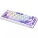 Клавіатура бездротова Proove Gaming Coupe (Ukraine Layout) (White/Purple)