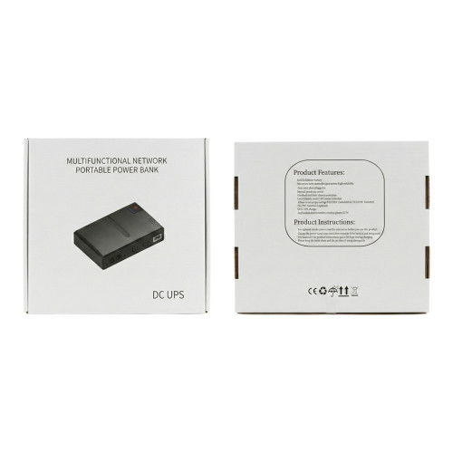 Бесперебойный блок питания Mini DC UPS DC1018L под сменные АКБ 18650 4шт (Black)