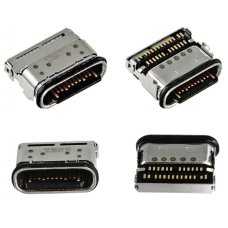 Разъем зарядки для AGM A9 (2 креплений) (контакты снизу) (Type-C)