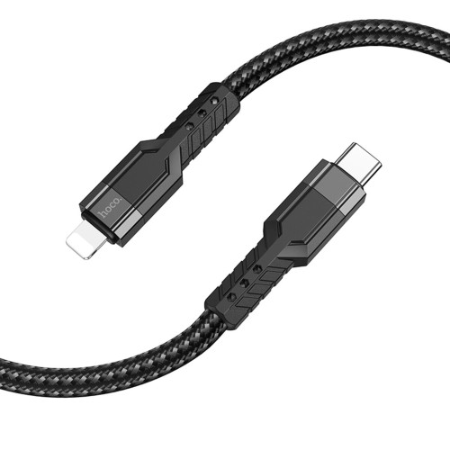 Кабель Hoco U110 Type-C – Lightning (1.2 м · 20W · 3A) (Black)