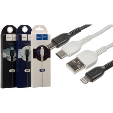 Кабель Hoco X20 Flash USB-A – Lightning (2 м · 12W · 2.4A) (White)
