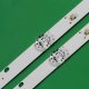 Прямая подсветка для телевизора Changhong 32″ L05Y166J21DAA2731K (2 планки по 580 мм, 6 LED, линза 15,5 мм, 3 В)