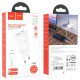 Сетевое зарядное устройство Hoco C88A 2xUSB-A (12W · 2.4A) с кабелем USB-A – Lightning (White)