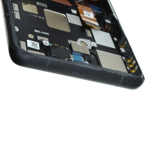 Дисплей для Motorola XT2403 Moto Edge 50 Pro з тачскріном в рамці (Black) (Original)