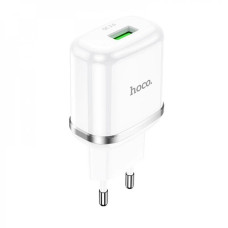 Мережевий зарядний пристрій Hoco N3 USB-A (18W · 3A) (White)