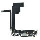 Шлейф для Apple iPhone 15 Pro Max с разъемом зарядки (Black Titanium) (Original)