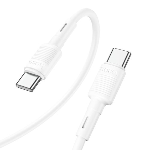 Кабель Hoco X83 Type-C – Type-C (1 м · 60W · 3A) (White)