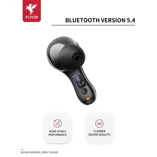 Наушники Bluetooth Wireless FLYCDI TWS-002 (Black)
