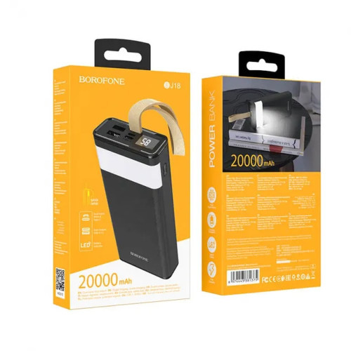 Повербанк Borofone BJ18 Coolmy (20000 mAh) (Black)