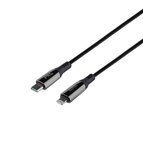 Кабель Hoco S51 Extreme Display Type-C – Lightning (1.2 м · 20W · 2.4A) (Blue)