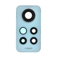 Стекло камеры для Xiaomi Redmi Note 12 Pro (4G) в рамке (Polar white) (Original)