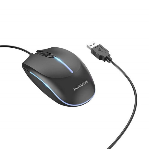 Мишка дротова Borofone BG10 (Black)