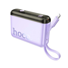 Повербанк Hoco J139 Hero PD20W+22.5W з кабелем Lightning (10000 mAh) (Purple)