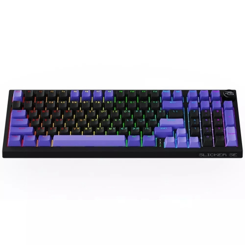 Клавіатура бездротова Proove Gaming Slicker Special Edition (Ukraine Layout) (Black/Purple)