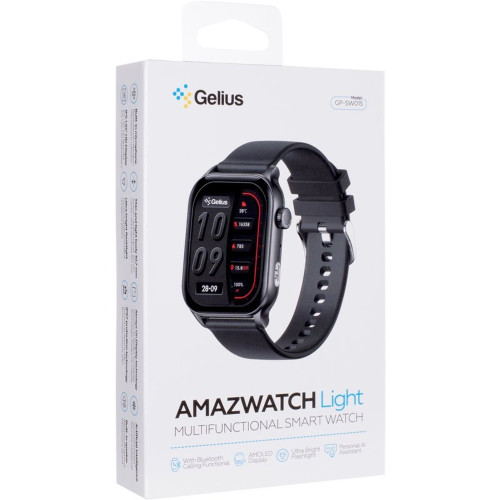 Смарт-часы Gelius Amazwatch Light GP-SW015 (Black)