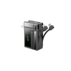 Повербанк Remax Wayto FP-100 22.5W з кабелем 2в1 (10000 mAh) (Black)