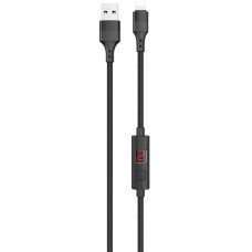 Кабель Hoco S13 Central control USB-A – Lightning (1 м · 12W · 2.4A) (Black)