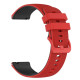 Ремінець універсальний 20 мм Ribby для Amazfit, Samsung, Huawei (Red)