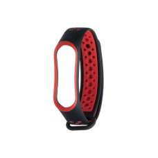 Ремінець для Xiaomi Mi Band 3/4 Nike (Black/Red)