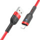 Кабель Hoco U117 USB-A – Lightning (1.2 м · 12W · 2.4A) (Red)