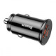Автомобильное зарядное устройство Baseus Circular Plastic USB-A+USB-C (30W · 3A) (Black)