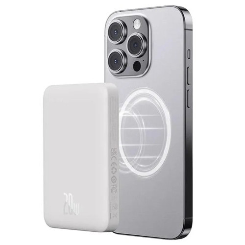 Повербанк Baseus Magnetic Mini Air 20W (10000 mAh) (White)