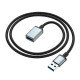 Мультимедийный кабель Hoco US10 USB-A – USB-A 3.0 5Gbit/s (0.5 м) (Black)