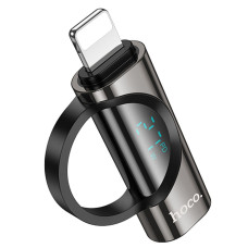 Переходник Hoco UA32 Lightning штекер – Type-C (Black)