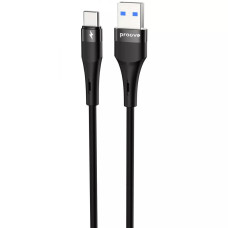 Кабель Proove Light Silicone Plus USB-A – Type-C (1 м · 15W · 3A) (Black)