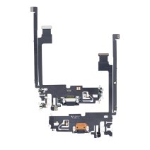 Шлейф для Apple iPhone 12 Pro Max з роз'ємом зарядки (Blue)