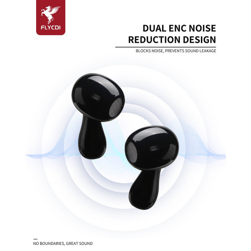 Наушники Bluetooth FLYCDI TWS-001 (Black)